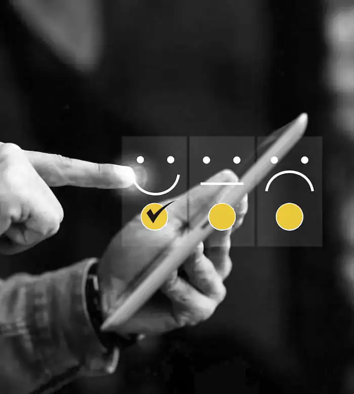 Customer behavior analysis concept illustration for data analytics solutions at Stratefix Consulting